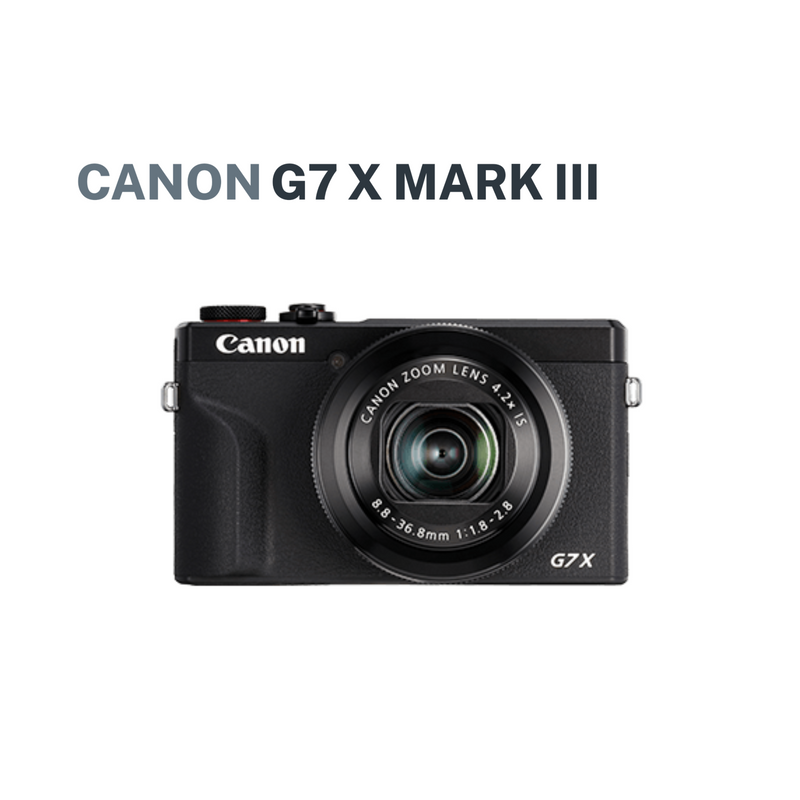 Canon G7X Mark III with 32 GB SanDisk Ultra SD Card