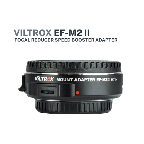 VILTROX EF-M2 II Focal Reducer Speed Booster Adapter