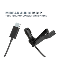 MIRFAK Audio MC1P Type-C Clip on Lavalier Microphone