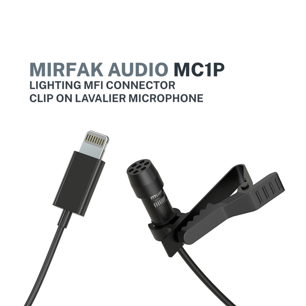 Mirfak MC1P Lightning with MFI Connector (Microphone for Smartphones)